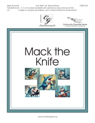 Mack the Knife Handbell sheet music cover Thumbnail